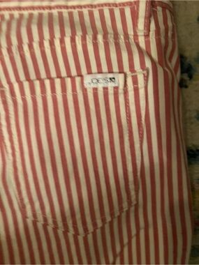 Joe's Jeans Pink and White Striped Shorts